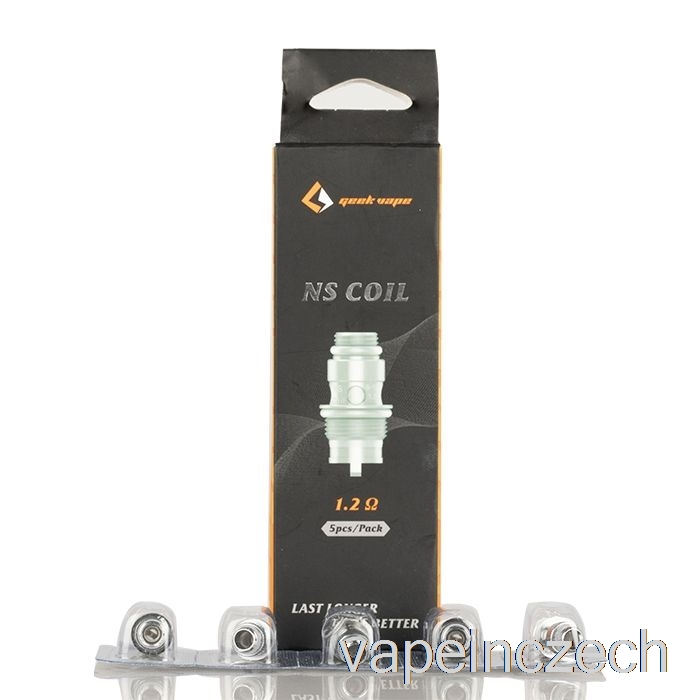 Náhradní Cívky Geek Vape Ns 1,2ohm Ns Ss316l Cívky Vape Bez Nikotinu